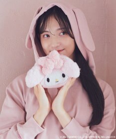 earth music&ecology マイメロディ＆クロミ／ｅａｒｔｈ　フェイスポーチ