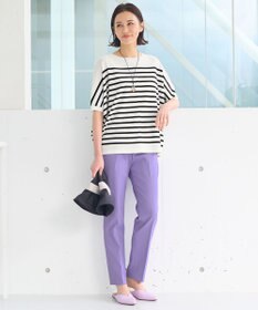 自由区 【好評につき新色追加・9色展開・洗える・XSサイズあり】クレープストレッチドルマン ニット