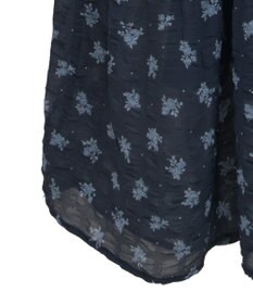 earth music&ecology 花柄シアーポップコーンキャミワンピース