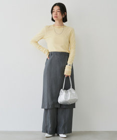 russet レザー巾着4WAYショルダーバッグ(CE-1454)