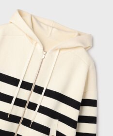 GRACE CONTINENTAL フォルムニットパーカー