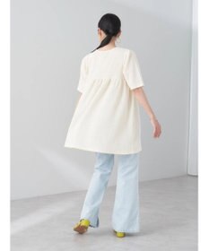 earth music&ecology ジャガードギャザーチュニック