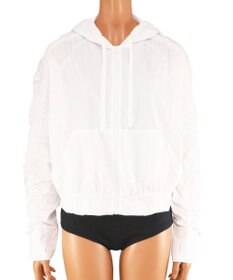 San-ai Resort（三愛水着楽園） WEB限定商品ショートラッシュパーカー付きリブタンキニ水着+レギンス付き5点セット【Beach Queen（ビーチクイーン）】