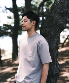SHARE PARK MENS 【UVカット・吸水速乾・ストレッチ・軽量 】ポケットロゴTシャツ（L・XLサイズ）