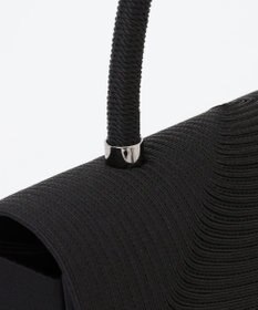 自由区 FORMAL 【日本製】編み手コード刺繍 ハンドバッグ