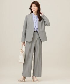 ANY SIS 【洗える】褒めらレディノーカラー ジャケット