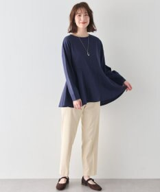 ANY L 【ウエストゴム】裏起毛ハイストレッチパンツ