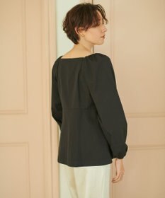 #Newans 【ANSWER for ほど甘トレンド】スクエアネックペプラムブラウス