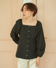 #Newans 【ANSWER for ほど甘トレンド】スクエアネックペプラムブラウス