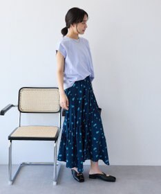 CRAFT STANDARD BOUTIQUE ボタニカルプリントデザインスカート