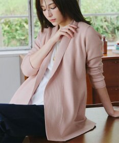 Tiaclasse 【新色追加・洗える】ミラノリブミドル丈カーディガン