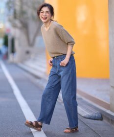 ANY L 【洗濯機可/前後着用可/アンチピリング】２ＷＡＹドライニット