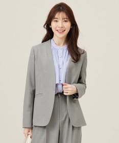 ANY SIS 【洗える】褒めらレディノーカラー ジャケット