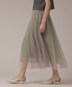 GRACE CONTINENTAL チュールリバーシブルスカート