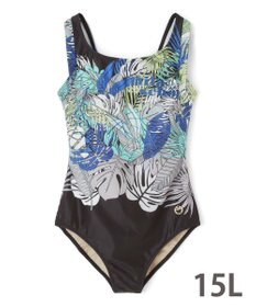 San-ai Resort（三愛水着楽園） フィットネス水着ワンピース大きいサイズ15L【mila schon（ミラ・ショーン）】