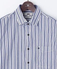 JOSEPH ABBOUD 【オーガニックコットン】オーガニックコードストライプ シャツ