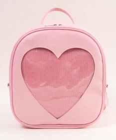 WEGO 【痛バ＆推し活グッズ】ハートウィンドウ痛リュック