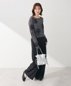 Green Parks ・ＥＬＥＮＣＡＲＥ　ＤＵＥ　コード刺繍シアーロンＴ