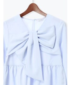 Te chichi リボンディテールペプラムブラウス