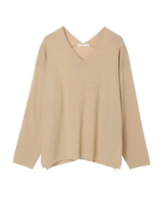 Green Parks 洗える　ミラノリブ編みニットプルオーバー