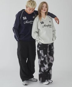 WEGO 【ユニセックス着用ITEM】ゲームロゴメッシュジャガードプルオーバー