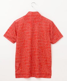 23区GOLF 盛夏対応のマルチ機能【接触冷感・UVケア・吸水速乾】【MEN】総ロゴ カノコシャツ