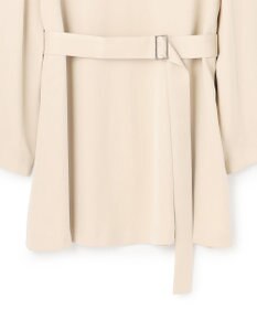 ICB L 【WEB＆一部店舗限定】BrightCupraSatin チュニックブラウス