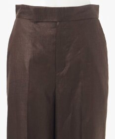 23区 【エステータ】チンツリネン ストレート ワイドパンツ