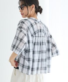 CRAFT STANDARD BOUTIQUE バックギャザーポンチョシャツ