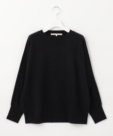 自由区 【洗える】ソフトウールハイゲージ ドルマンスリーブニット