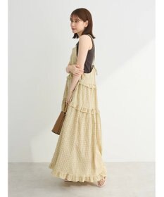 Green Parks ・Ｐｅｔｉｔ　Ｆｌｅｕｒ　チェックティアードキャミワンピ