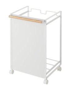 tower 目隠し分別ダストワゴン トスカ 2分別  ホワイト