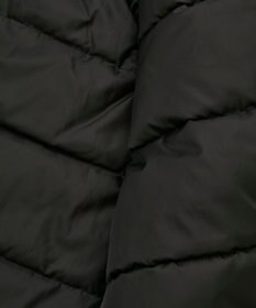 earth music&ecology フーデットパファーコート