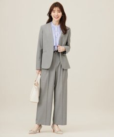 ANY SIS 【洗える】褒めらレディノーカラー ジャケット