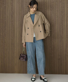 組曲 S タイプライターショート トレンチコート