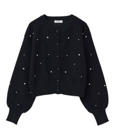 earth music&ecology パール＆ビジューカーディガン