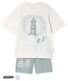 une nana cool 【ムーミン】なめらかふわふわプルオーバー&ハーフパンツセット