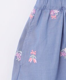 ANY KIDS フラワー 刺繍 キュロット