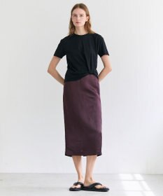 BEIGE， CERUSSITE / フォルムタック ドレープTシャツ