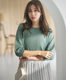 ANY SIS 【洗える】ラメ プルオーバー