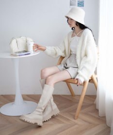 WEGO ボリュームロングブーツ