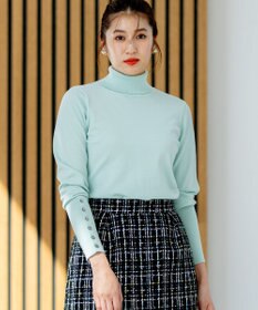 組曲 ルーズフィットタートル ニット