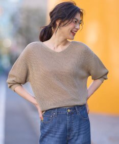 ANY L 【洗濯機可/前後着用可/アンチピリング】２ＷＡＹドライニット