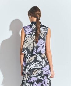 GRACE CONTINENTAL プリントレイヤードノースリーブ