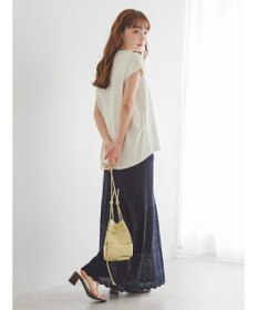 AMERICAN HOLIC キレイＣｏｔｔｏｎフレンチスリーブカットプルオーバー