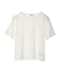 earth music&ecology チュールフリルプルオーバー