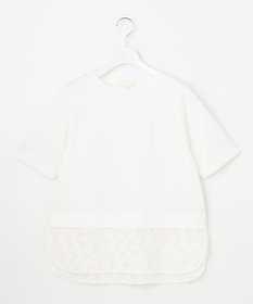 自由区 【カタログ掲載】ジャカードコンビジャージー カットソー