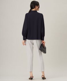 自由区 【セットアップ対応・洗える】トリアセダブルクロステーパード パンツ