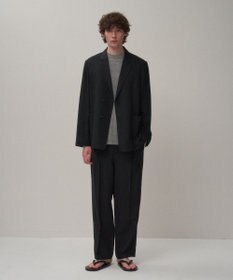 ATON TWIST WOOL LINEN | スタンダードパンツ - UNISEX