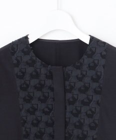 自由区 S シアージオメトリックジャカードプルオーバー ブラウス